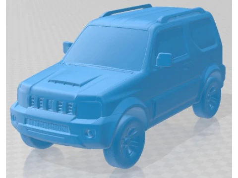 Suzuki Jimny 2013 Printable Car 3D Print Model