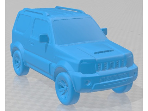 Suzuki Jimny 2013 Printable Car 3D Print Model