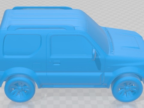 Suzuki Jimny 2013 Printable Car 3D Print Model