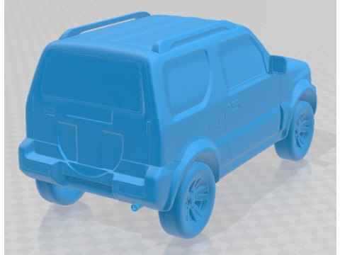 Suzuki Jimny 2013 Printable Car 3D Print Model