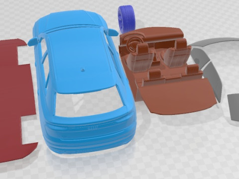 Audi Q8 55 TFSI Quattro 2018 Printable Car 3D Print Model