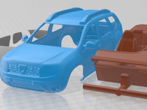 Dacia Duster 2014 Printable Car 3D Druckmodell