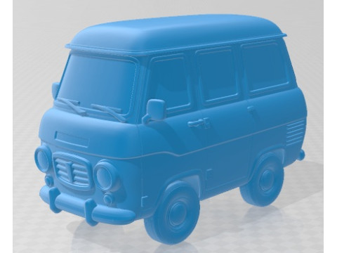 Avia Siata - Cartoon Toy Printable Van Model do druku 3D