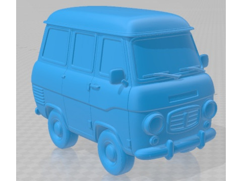 Avia Siata - мультяшний іграшковий фургон для друку 3D Принт Модель