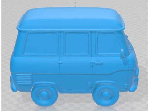 Avia Siata - мультяшний іграшковий фургон для друку 3D Принт Модель