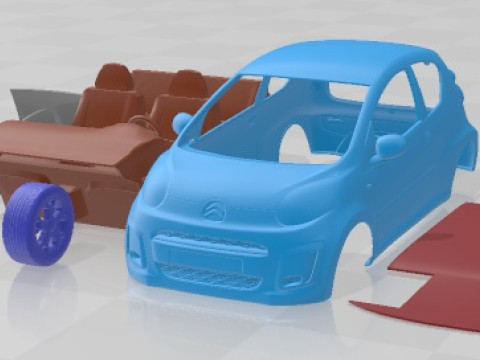 Citroen C1 2013 Printable Car 3D Druckmodell