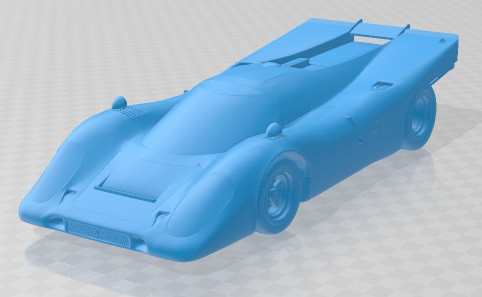 Porsche 917 K 1969 Printable Car 3D Print Model .c4d .max .obj .3ds .fbx .stl .blend 