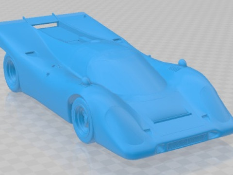 Porsche 917 K 1969 Printable Car 3D Print Model