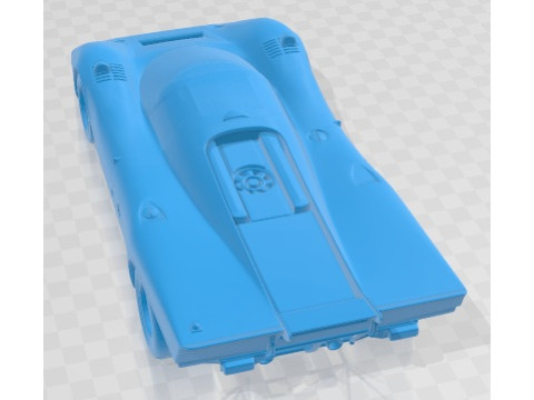 Porsche 917 K 1969 Printable Car 3D Print Model