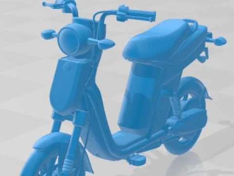 Scooter El&eacute;ctrico Yamaha EC 03 Imprimible Modelo de impresión 3D