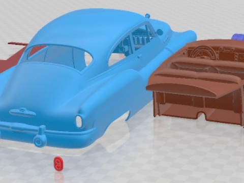 Buick Sedanette 1950 Printable Car 3D Print Model