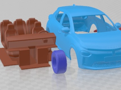 Lancia Ypsilon Edizione Limitata Cassina 2024 Printable Car 3D Print Model