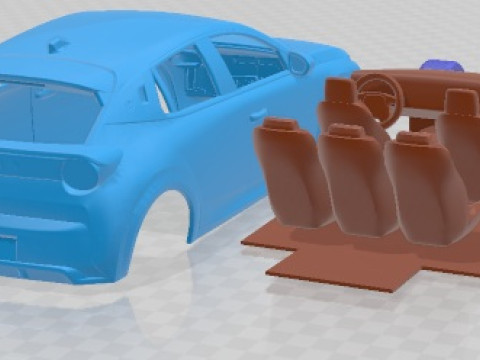 Lancia Ypsilon Edizione Limitata Cassina 2024 Printable Car 3D Print Model