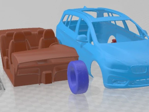 2 Series F45 Gran Tourer 2016 Printable Car 3D Print Model