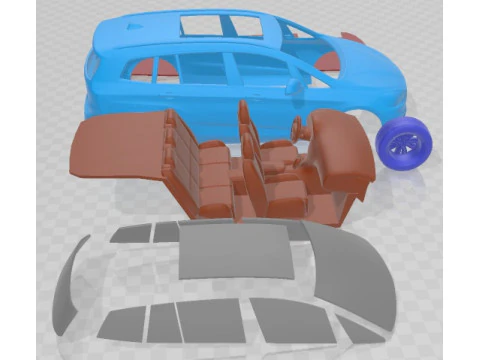 2 Series F45 Gran Tourer 2016 Printable Car 3D Print Model