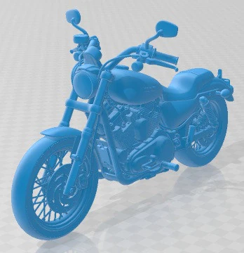 Harley Davidson Sportster 1200 2010 Printable Motorbike 3D Print Model .c4d .max .obj .3ds .fbx .stl .blend 