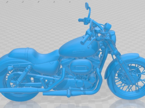 할리 데이비슨 스포츠스터 1200 2010 인쇄용 오토바이 3D 프린트 모델