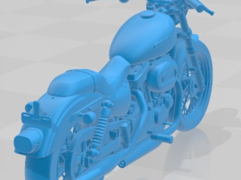 할리 데이비슨 스포츠스터 1200 2010 인쇄용 오토바이 3D 프린트 모델
