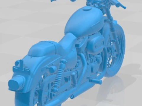 Harley Davidson Sportster 1200 2010 Printable Motorbike 3D Print Model