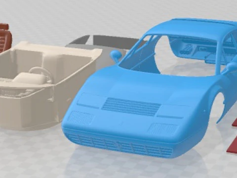 Ferrari 365 GT4 BB 1973 Auto stampabile Modello di stampa 3D