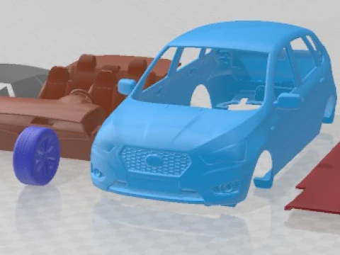 Datsun Mi Do 2015 Printable Car 3D Print Model