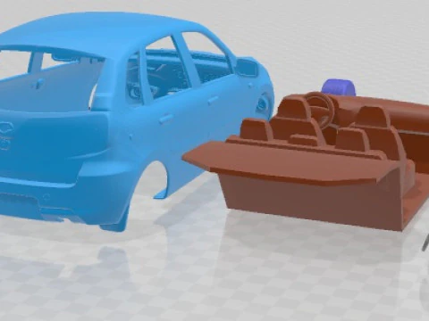 डैटसन Mi Do 2015 प्रिंट करने योग्य कार 3D प्रिंट मॉडल