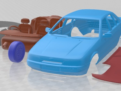 Coche imprimible Falcon 1988 Modelo de impresión 3D