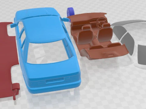 Falcon 1988 Printable Car 3D Print Model