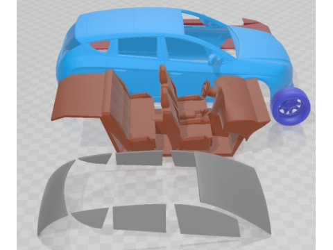 Chrysler Delta 2012 Printable Car 3D Print Model