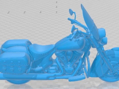 Indian Chief Vintage 2012 Printable Motorbike 3D Print Model