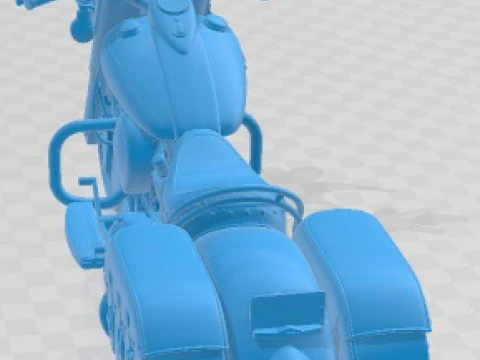 Indian Chief Vintage 2012 Printable Motorbike 3D Print Model