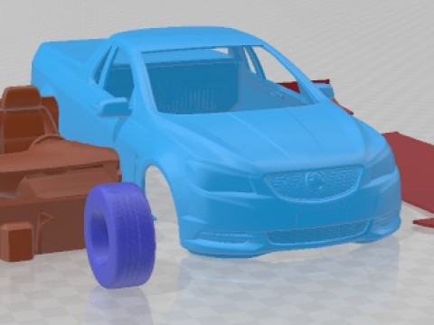 Holden VF Commodore UTE 2014 Printable Car 3D Print Model