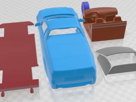 Holden VF Commodore UTE 2014 Printable Car 3D Print Model