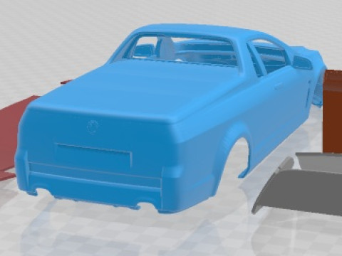 Holden VF Commodore UTE 2014 Printable Car 3D Print Model