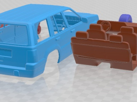 Jeep Grand Cherokee Limited 1993 Printable Car 3D Print Model