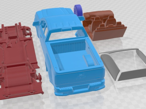 Coche Imprimible GMC Canyon 2015 Modelo de impresión 3D