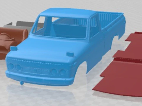 Toyota Hilux 1968 Printable Car 3D Print Model