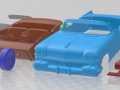 奥兹莫比尔 88 1958 年敞篷可打印汽车 3D 打印模型