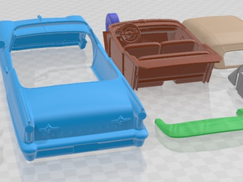 Oldsmobile 88 1958 кабріолет для друку 3D Принт Модель