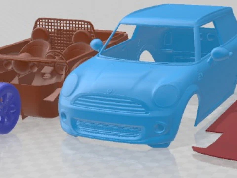 Mini Clubvan 2013 Printable Car 3D Print Model