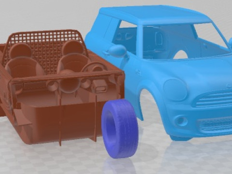 Автомобіль для друку Mini Clubvan 2013 року 3D Принт Модель