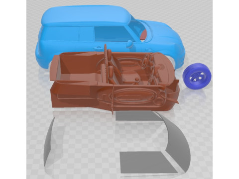 Автомобіль для друку Mini Clubvan 2013 року 3D Принт Модель