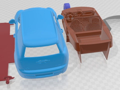 Автомобіль для друку Mini Clubvan 2013 року 3D Принт Модель