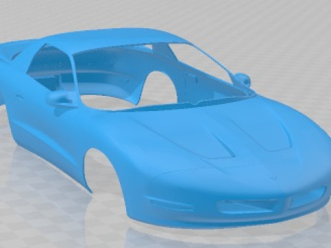 ポンティアック ファイアバード フォーミュラ 1993 印刷可能なボディカー 3Dプリントモデル