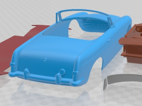 Voiture imprimable MG MGB 1962 Modèles 3D en vedette