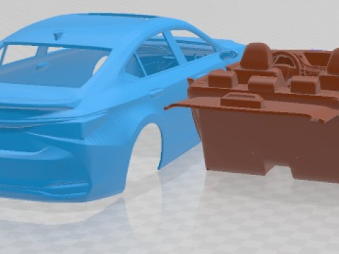 Автомобиль для печати Lexus ES Hybrid 2021 3D Принт Модель