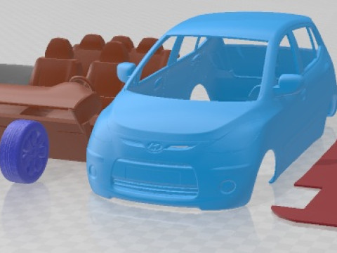 Samochód do wydrukowania Hyundai i10 2009 Model do druku 3D