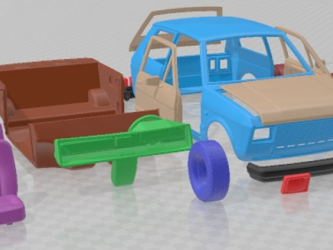 Yugo Koral 55 Modelo de Impressão 3D