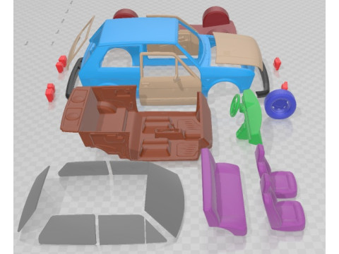 Yugo Koral 55 Modelo de Impressão 3D