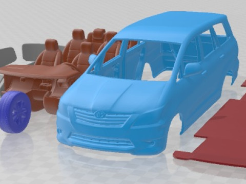 Carro para imprimir Toyota Innova 2014 Modelo de Impressão 3D